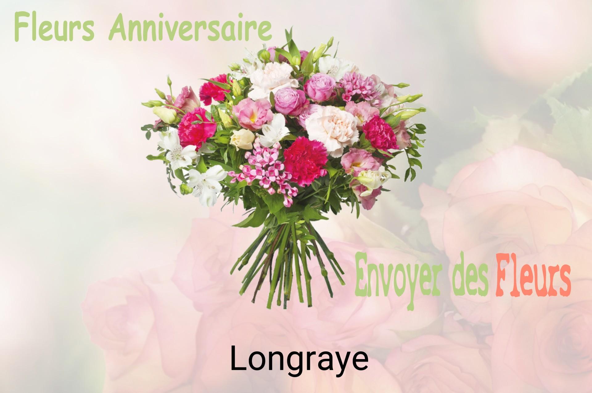 Bouquet de fleurs d’anniversaire livré à Longraye